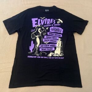 Elvira Mistress of the Dark Hoedown of Horrors Shirt Size L